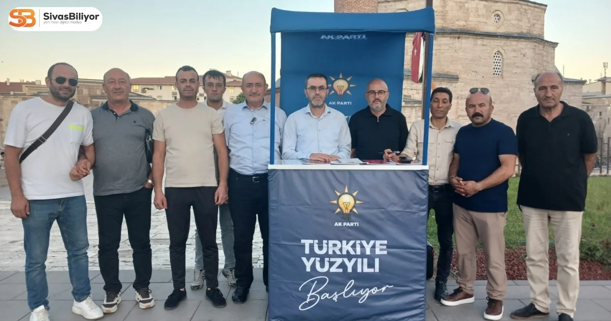 AK PARTİ SİVAS’TA ÜYE KAYITLARINA VE SEÇİM ÇALIŞMALARINA HIZ VERDİ