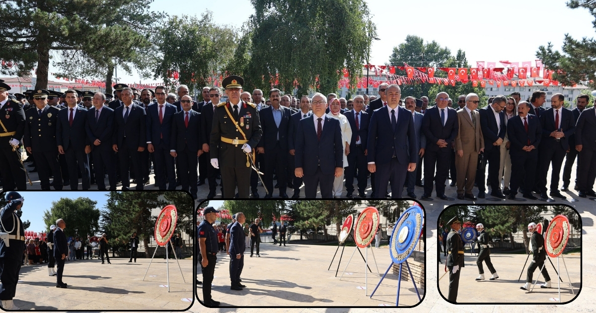 SİVAS’TA 30 AĞUSTOS ZAFER BAYRAMI’NIN 103. YIL DÖNÜMÜ COŞKUYLA KUTLANDI