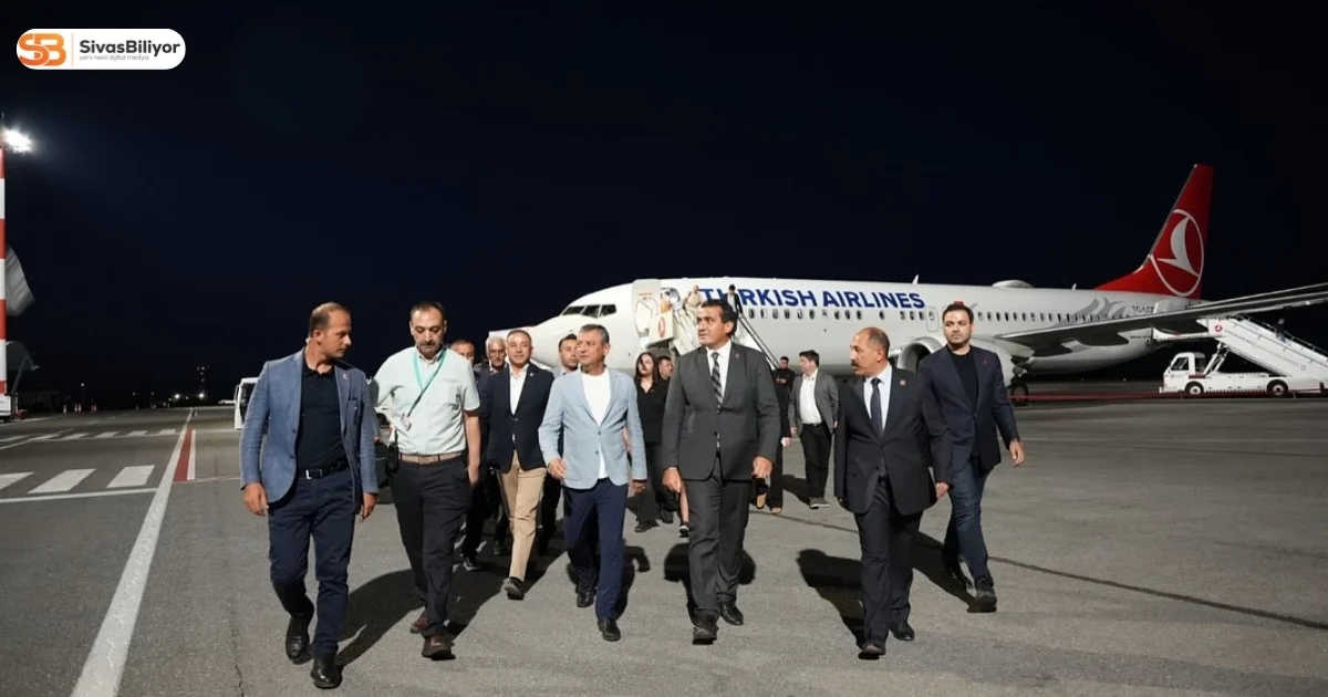 CHP GENEL BAŞKANI ÖZGÜR ÖZEL SİVAS’TA