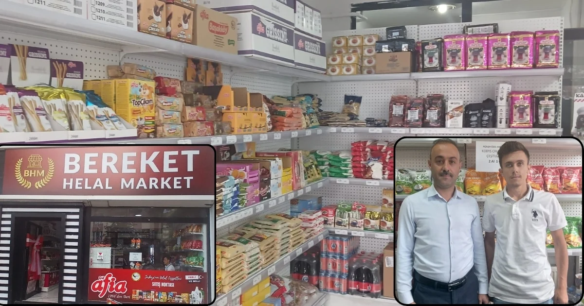 SİVAS’TA BOYKOT ÜRÜNLERİ SATMAYAN TEK MARKET: BEREKET HELAL MARKET