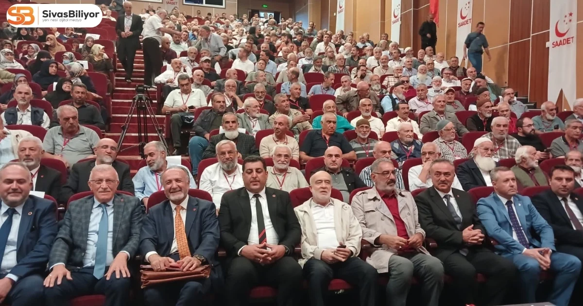SAADET PARTİSİ 8. OLAĞAN İL KONGRESİ YOĞUN KATILIMLA GERÇEKLEŞTİRİLDİ
