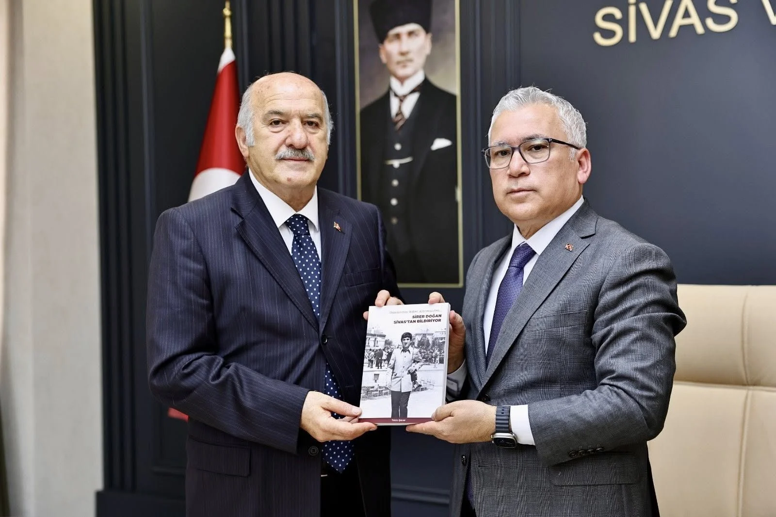 SİRER DOĞAN’IN MESLEKİ ANILARI KİTAPLA GELECEĞE TAŞINDI
