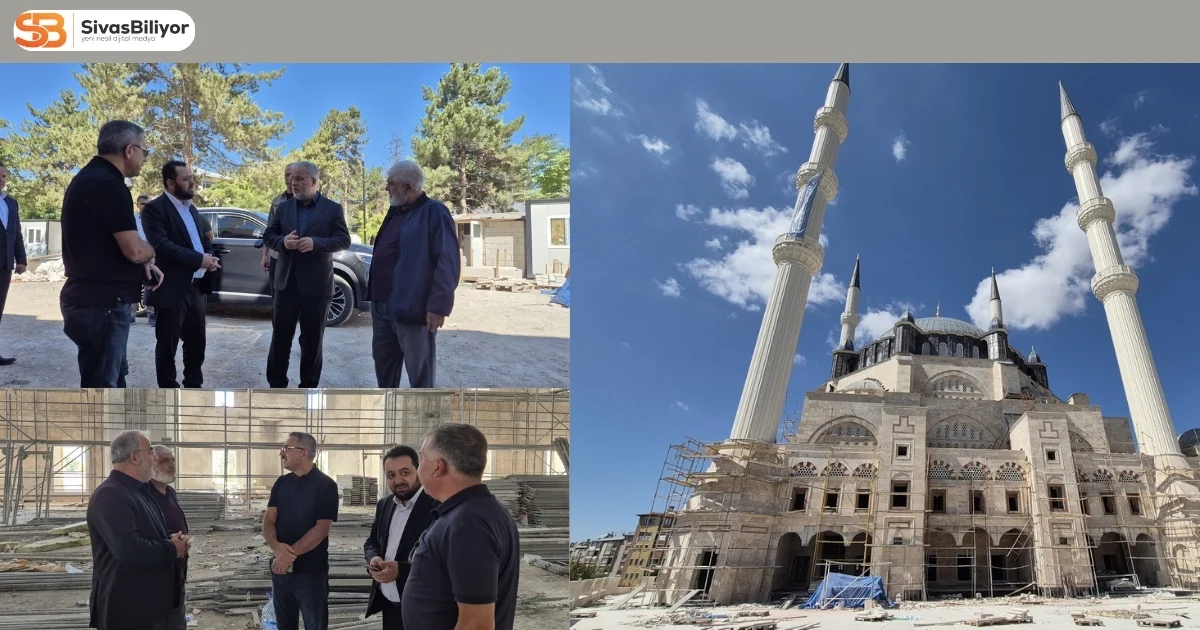 DİYANET İŞLERİ BAŞKAN YARDIMCISI BURHAN İŞLİYEN MERKEZ CAMİİYİ İNCELEDİ