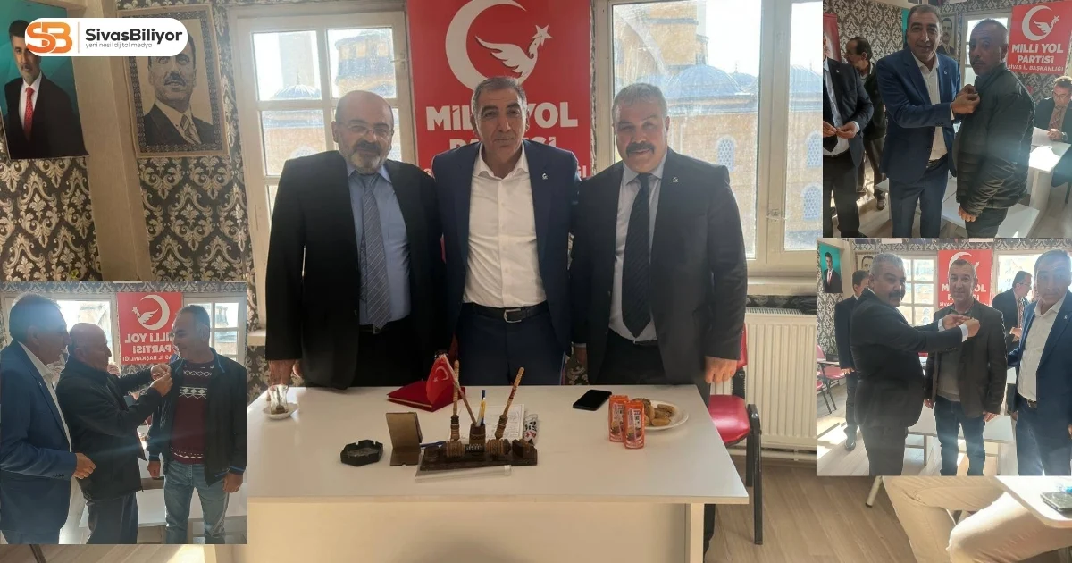 MİLLİ YOL PARTİSİ SİVAS TEŞKİLATINDA GÖREV DEĞİŞİMİ VE YENİ ÜYE KATILIMI