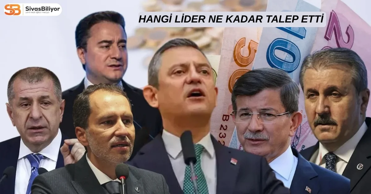 MİLYONLARIN GÖZÜ ASGARİ ÜCRETTE: PARTİLER RAKAMLARI AÇIKLADI