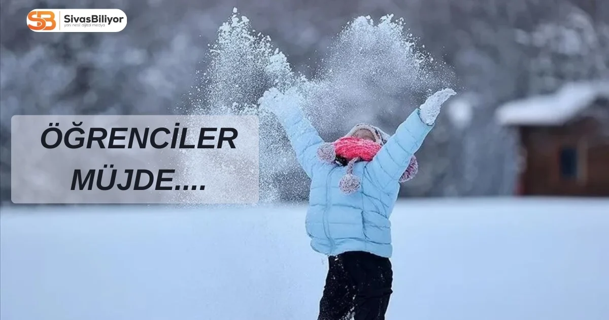 SİVAS’TA EĞİTİME 1 GÜN DAHA ARA VERİLDİ