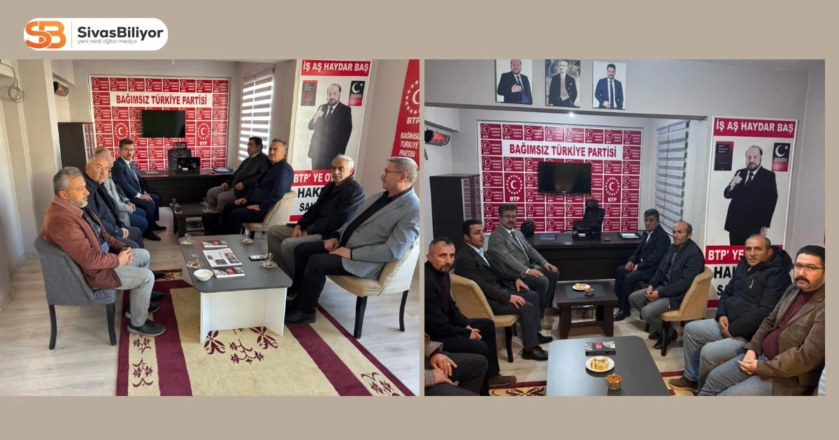 BTP İL BAŞKANI ÖMER ASLAN’A TEBRİK ZİYARETLERİ SÜRÜYOR