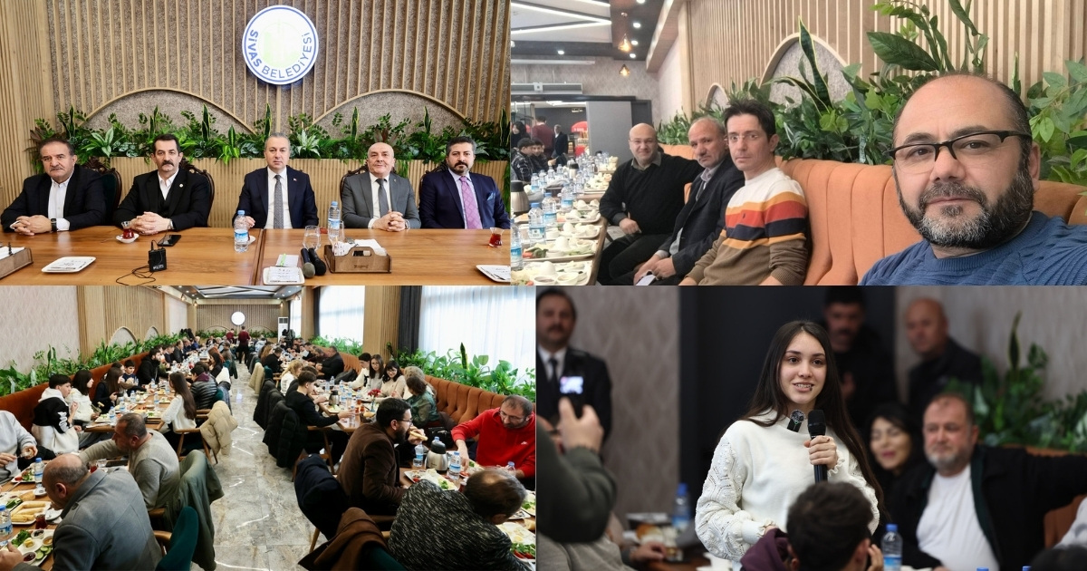 BAŞKAN UZUN, SİVAS BASINIYLA KAHVALTIDA BULUŞTU