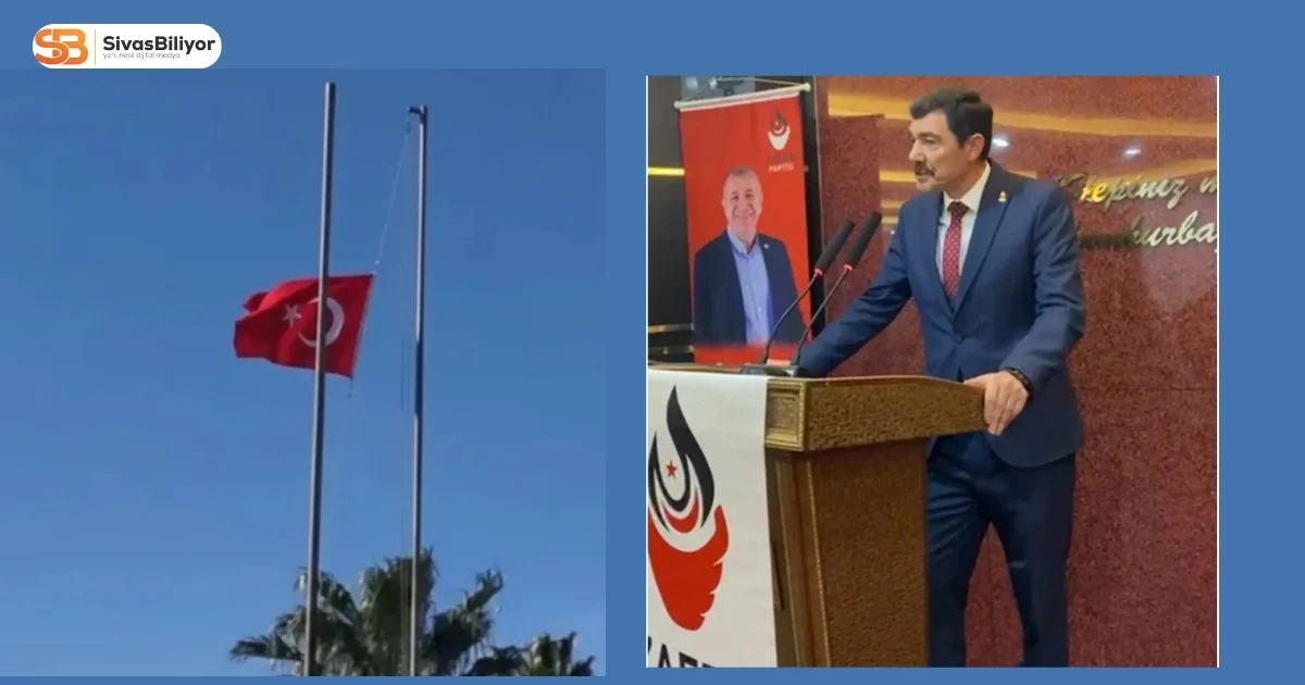 BAYRAĞA YAPILAN SALDIRIYA SERT TEPKİ: “EN SERT BEDELİ OLACAKTIR”