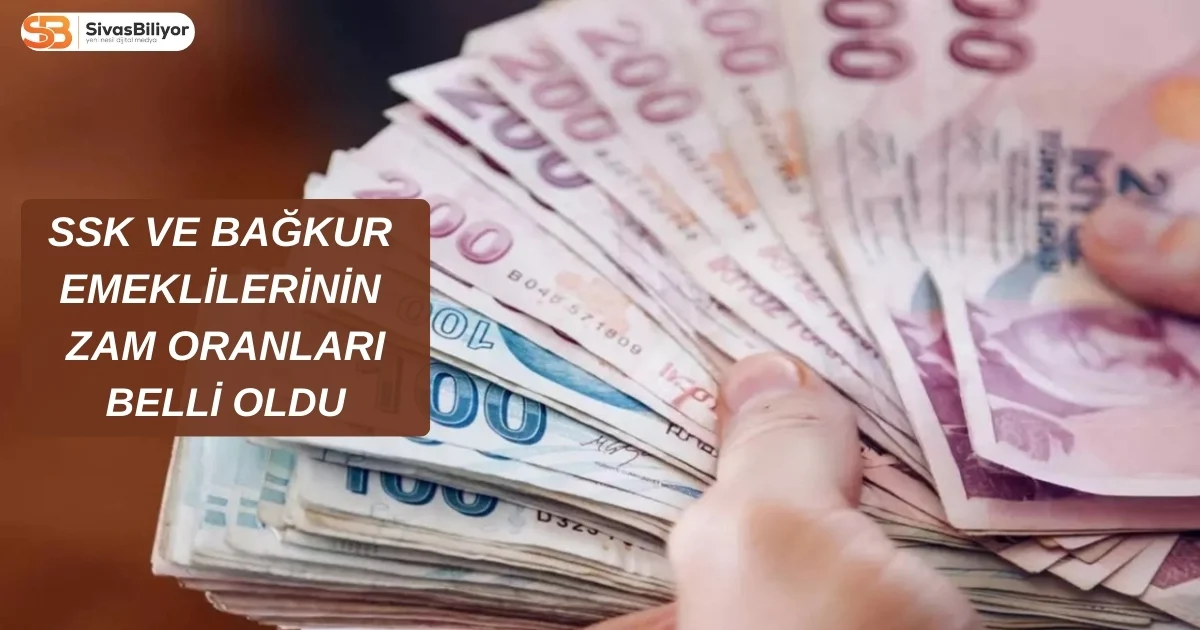 MİLYONLARCA EMEKLİNİN BEKLEDİĞİ ZAM ORANI NETLEŞTİ