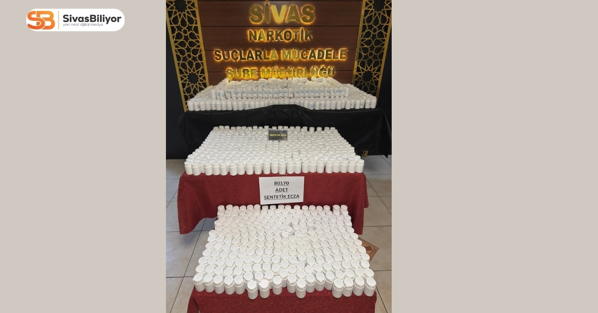 SİVAS’TA YILBAŞI ÖNCESİ NARKOTİK OPERASYONU: 3 TUTUKLAMA