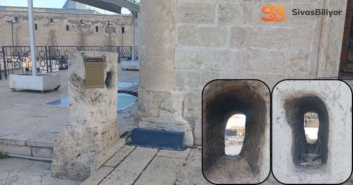 SİVAS’TA 5 ASIRLIK GELENEK: SADAKA TAŞI YENİDEN HAYAT BULUYOR