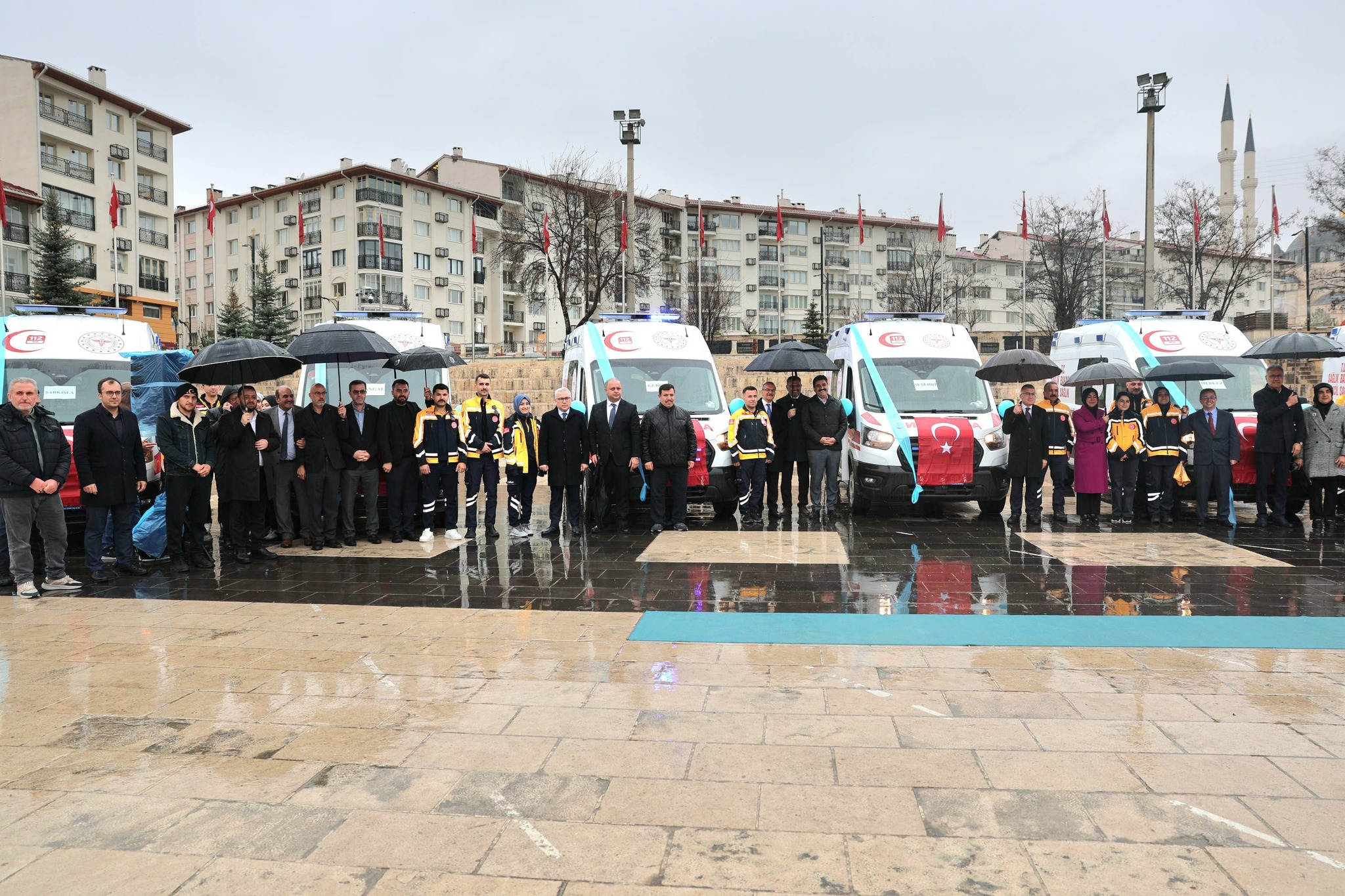 SİVAS’IN SAĞLIK FİLOSUNA 10 ARAÇ DAHA EKLENDİ