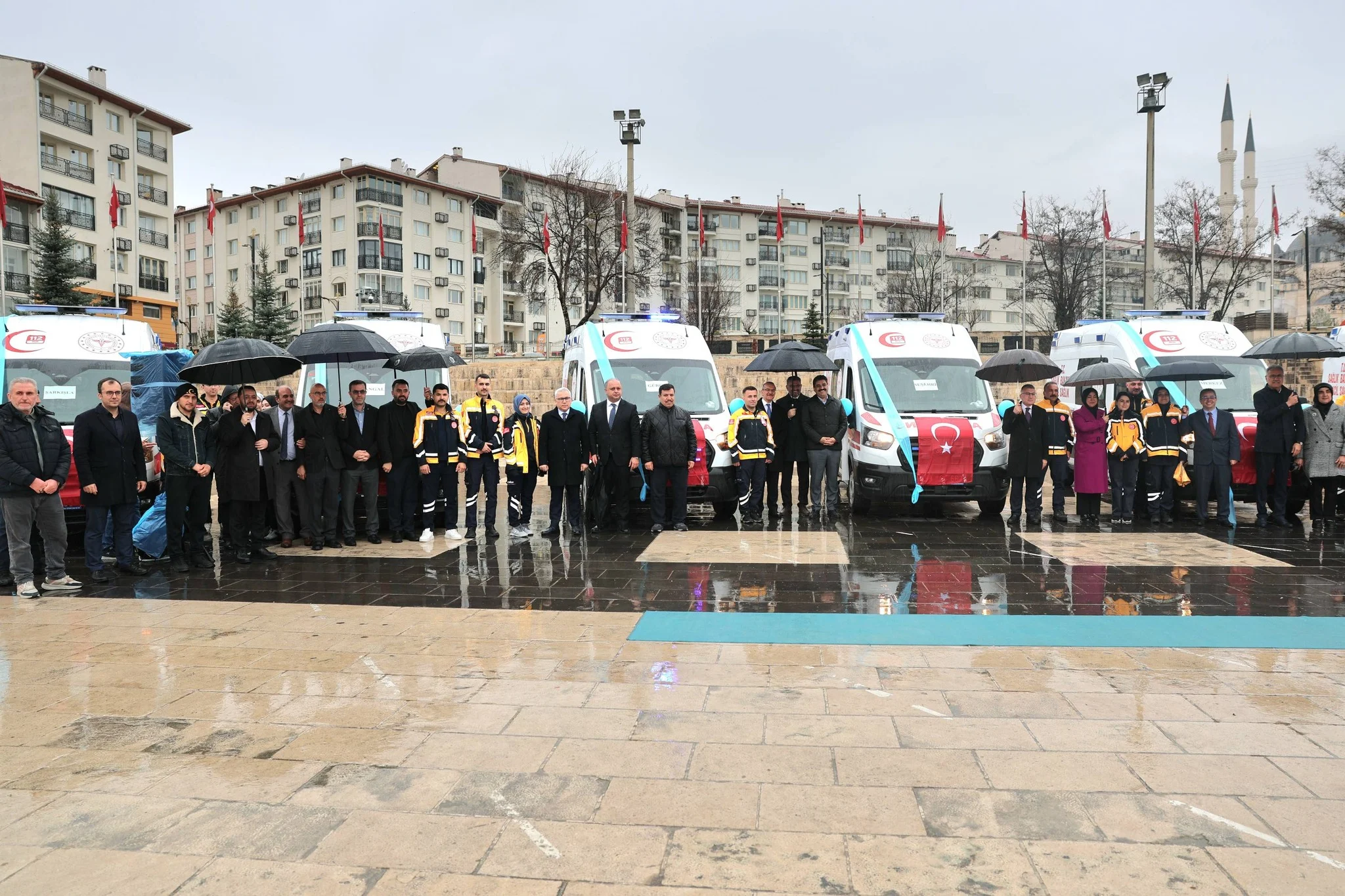 SİVAS’IN SAĞLIK FİLOSUNA 10 ARAÇ DAHA EKLENDİ