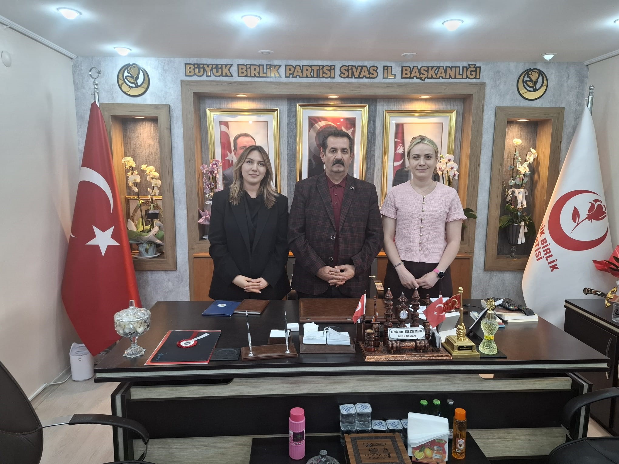 BBP SİVAS KADIN KOLLARI’NDA GÖREV DEĞİŞİMİ