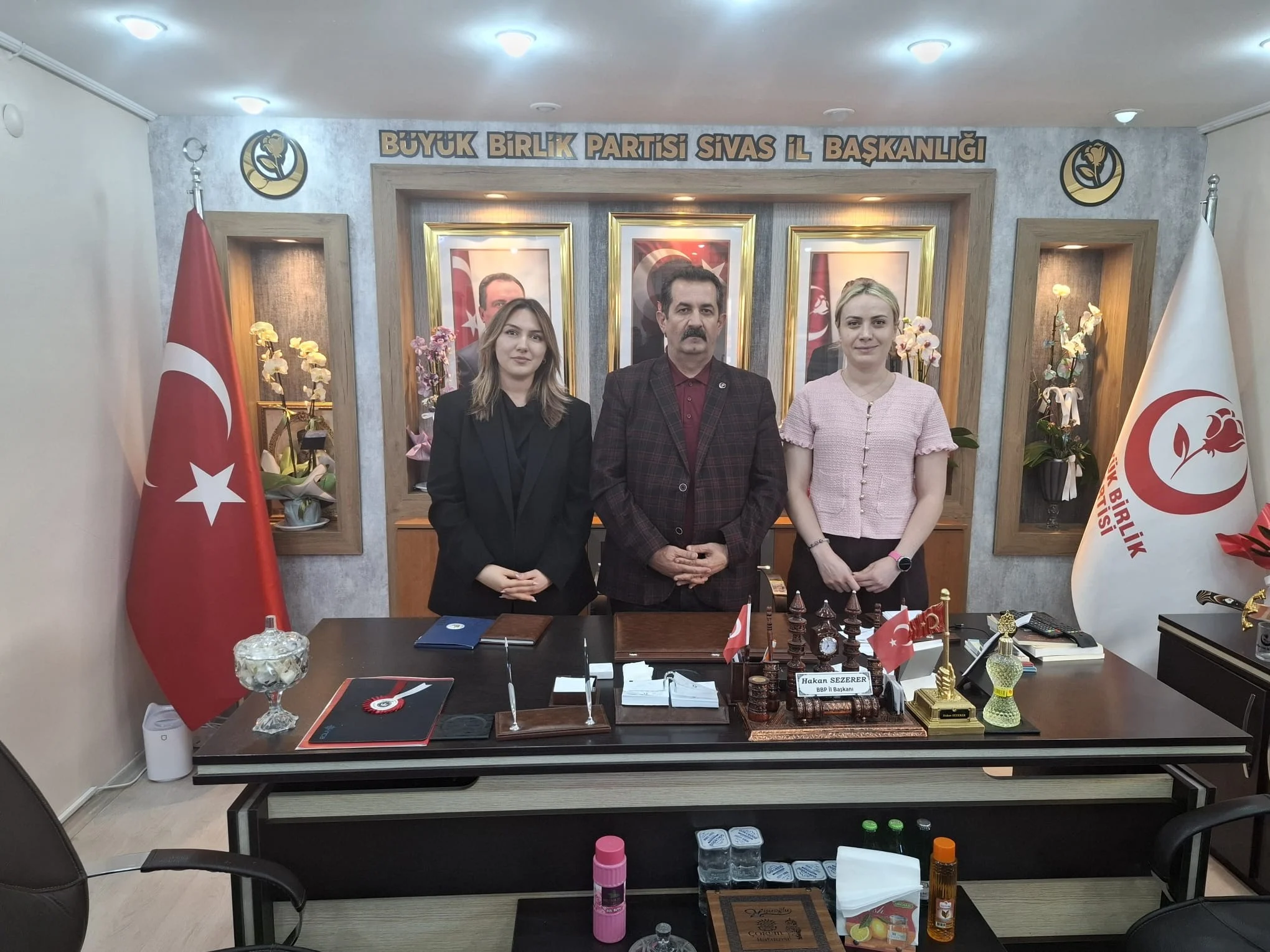 BBP SİVAS KADIN KOLLARI’NDA GÖREV DEĞİŞİMİ