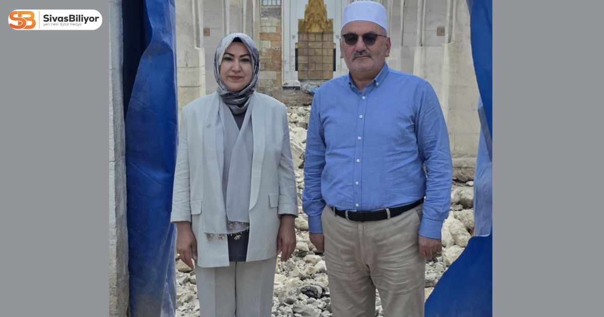 RUKİYE TOY, SİVAS ULU CAMİİ’NDEKİ RESTORASYON ÇALIŞMALARINI İNCELEDİ