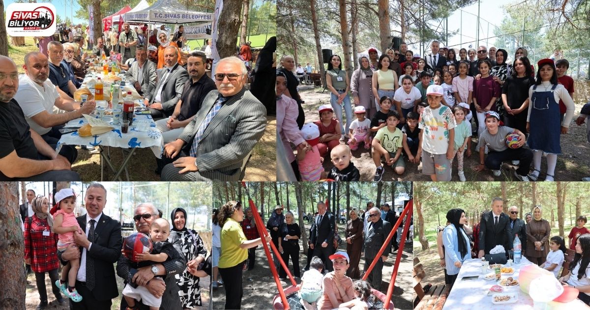 SİVASLI GÖNÜLLÜLERDEN ANLAMLI ORGANİZASYON: YETİM YÜREKLER BU PİKNİKTE GÜLDÜ