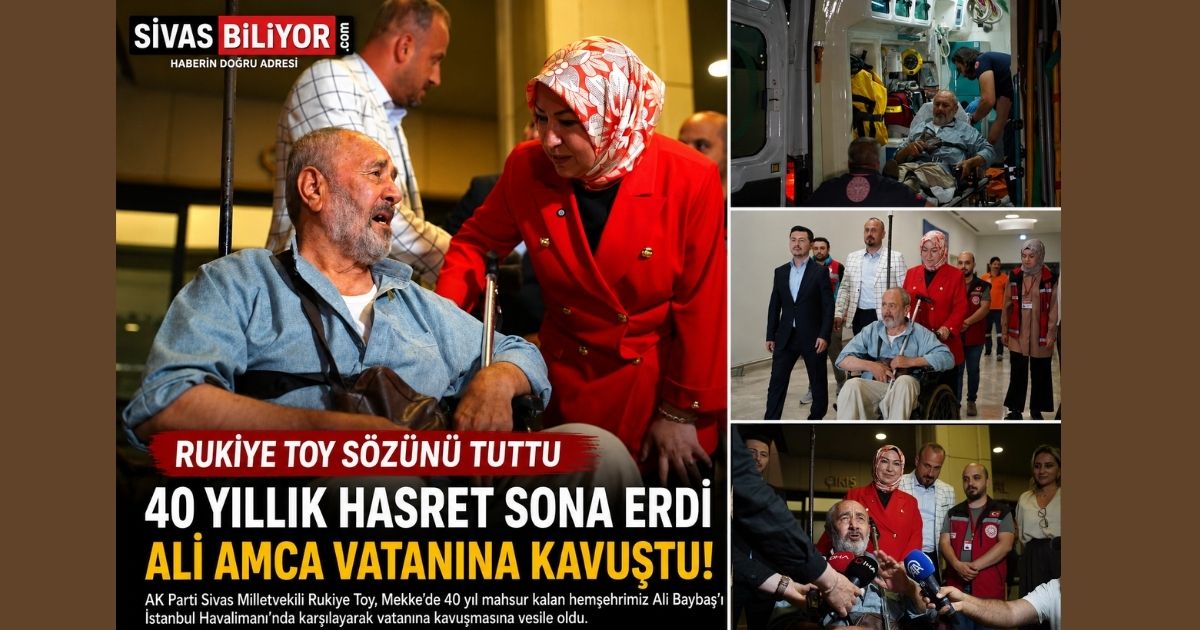 RUKİYE TOY SÖZÜNÜ TUTTU: 40 YILLIK GURBET SONA ERDİ, ALİ AMCA VATANINA KAVUŞTU