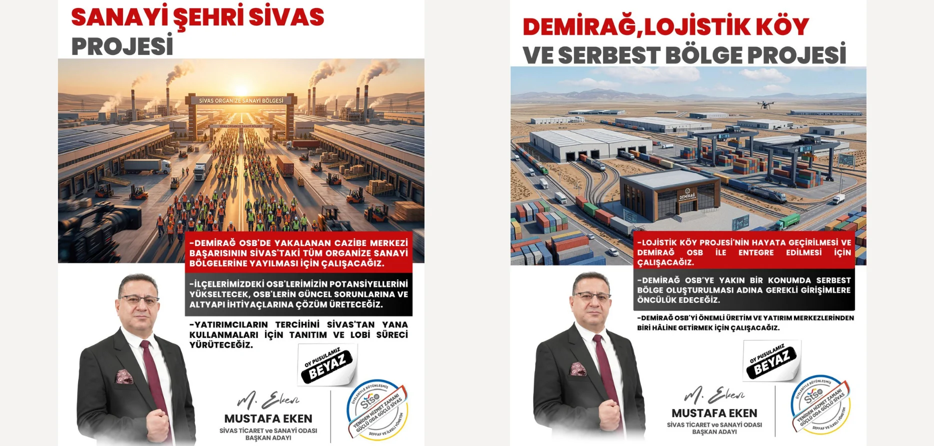 EKEN’DEN SİVAS EKONOMİSİ İÇİN “SANAYİ, LOJİSTİK VE SERBEST BÖLGE” HAMLESİ