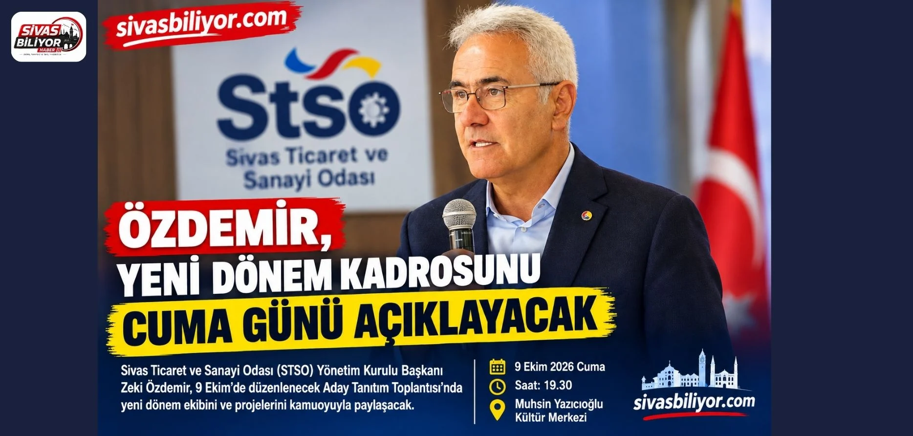 ÖZDEMİR, YENİ DÖNEM KADROSUNU CUMA GÜNÜ AÇIKLAYACAK